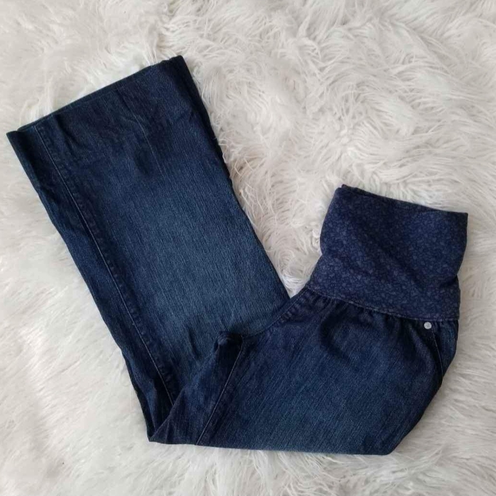 Old Navy Maternity Rollover Jeans Womens size XS Short